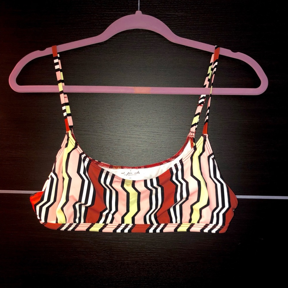 UO Retro Stripe Scoop Top Large